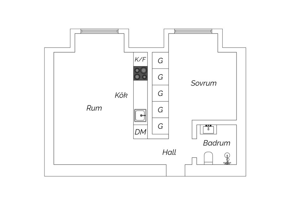 Bostadsrätt, Fleminggatan 26, 5 tr, Kungsholmen, Stockholm