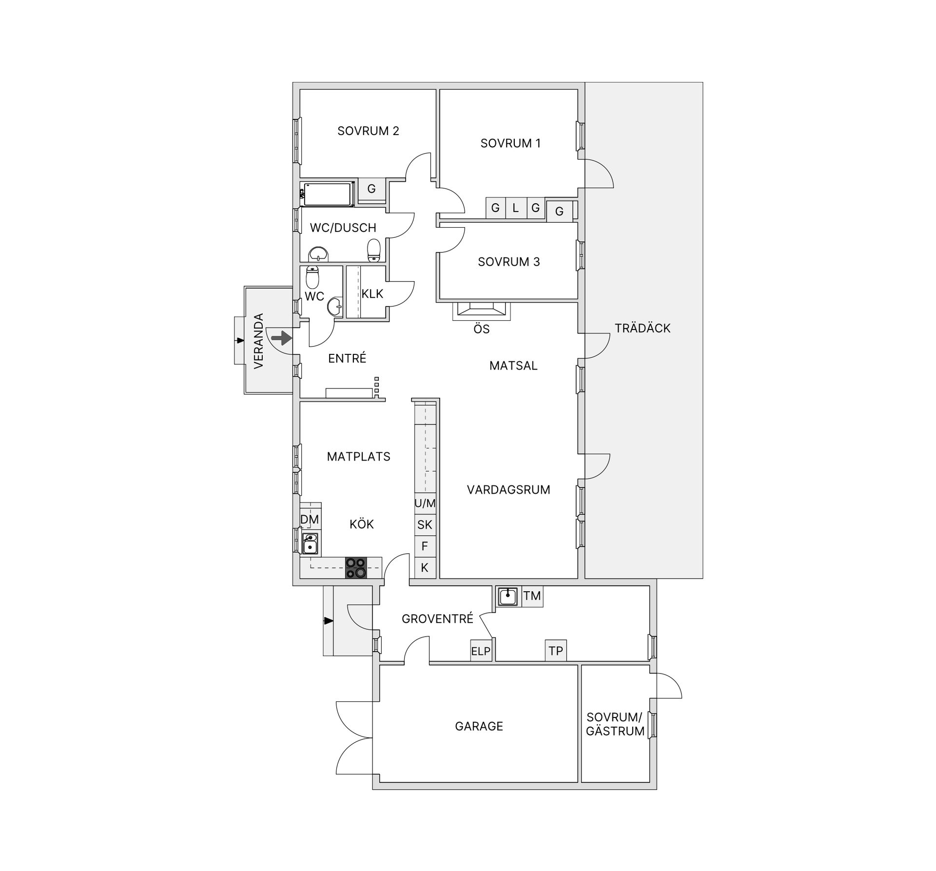 Villa, Madgårdsvägen 9, Aspö, Karlskrona