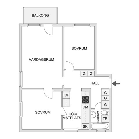 Bostadsrätt, Skälbyvägen 12, Häggvik, Sollentuna