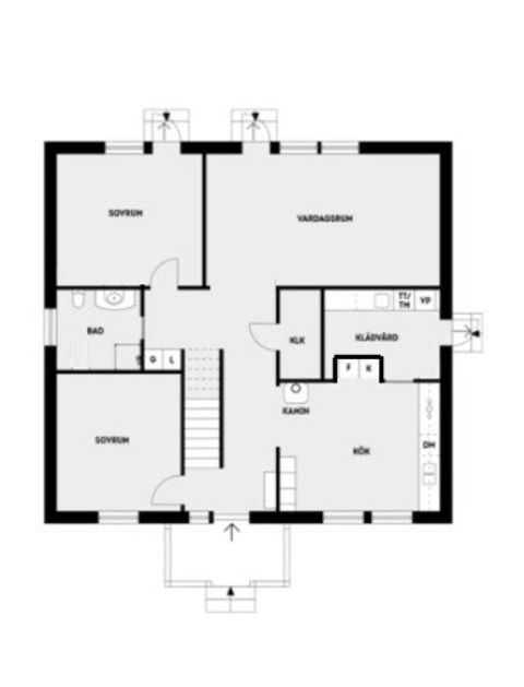 Villa, Bergsjövägen 9, Kårsta, Vallentuna