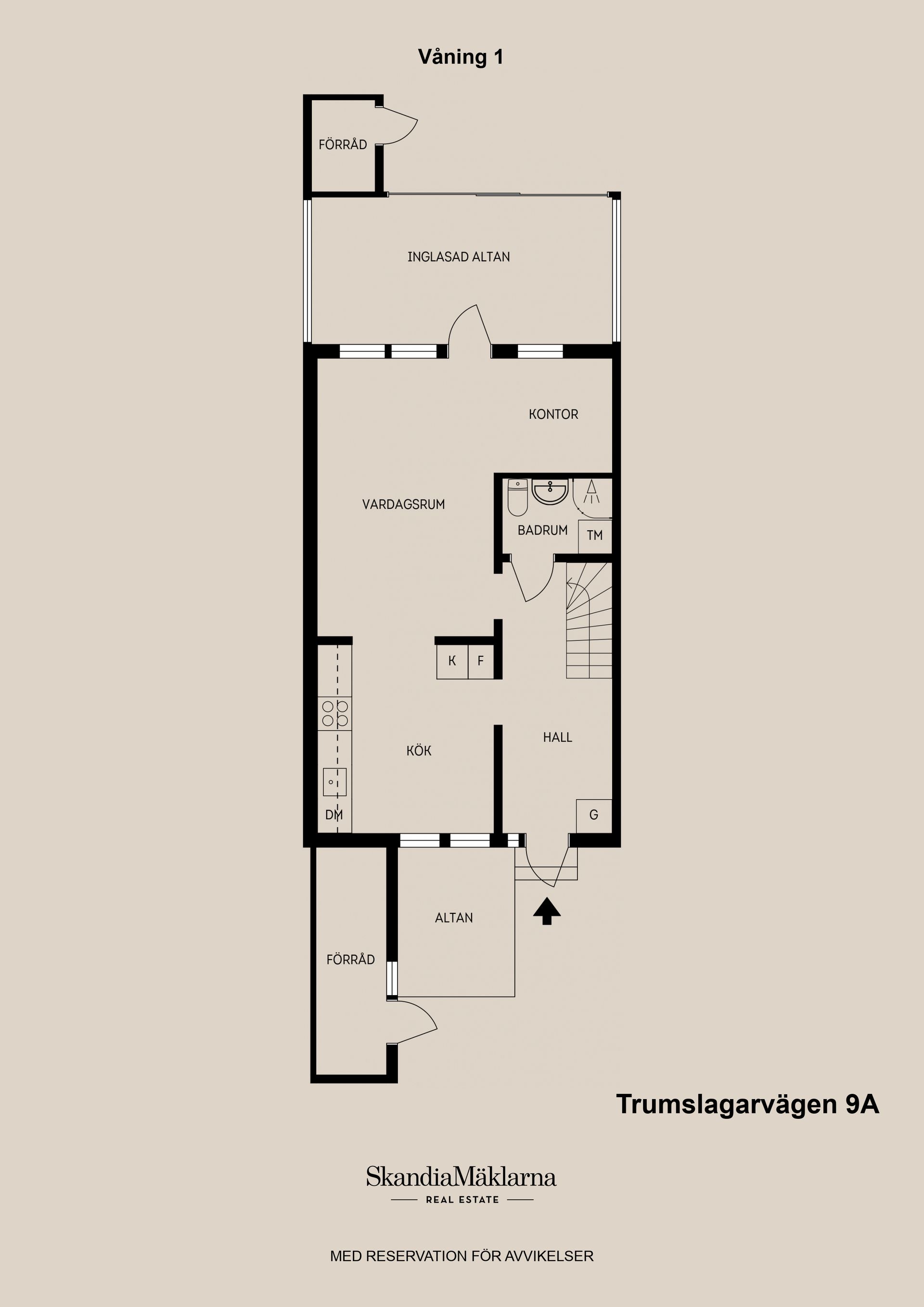 Bostadsrätt, Trumslagarvägen 9A, Södra Bomhus, Gävle