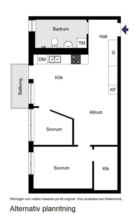 Bostadsrätt, Radiusbacken 6, vån 4, Midsommarkransen/Telefonplan, Stockholm