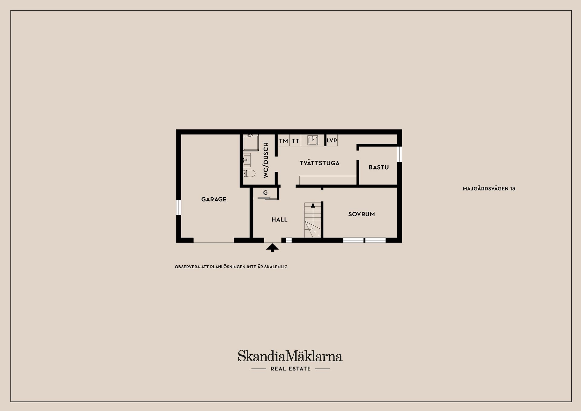 Villa, Majgårdsvägen 13, Centrala Huddinge, Huddinge