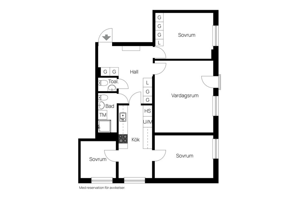 Bostadsrätt, Storgatan 58 B, Centralt, Sundsvall