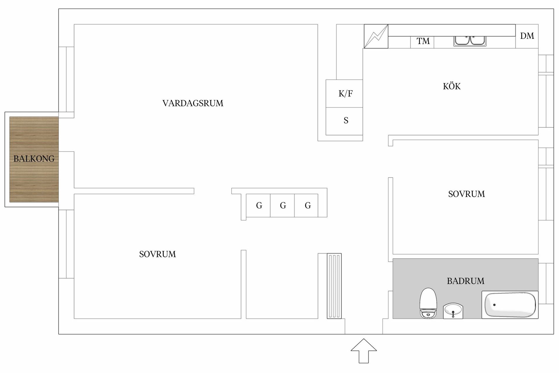 Bostadsrätt, Önskevädersgatan 23, Biskopsgården, Göteborg