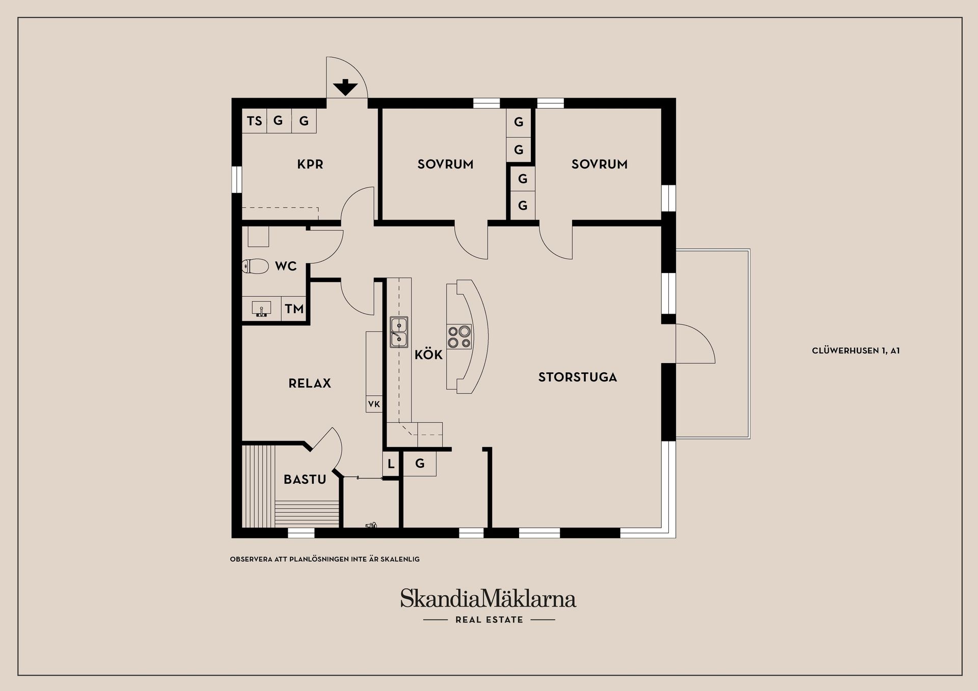 Bostadsrätt, Clüverhusen 1, A1, Högfjället, Malung-Sälen