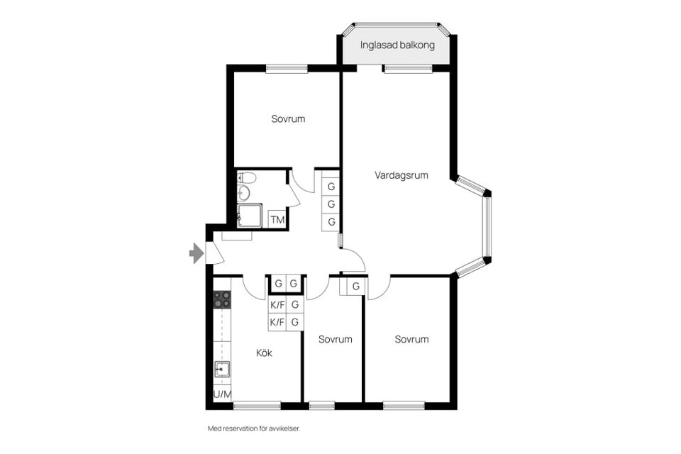 Bostadsrätt, Murargatan 30 A, Salabacke, Uppsala