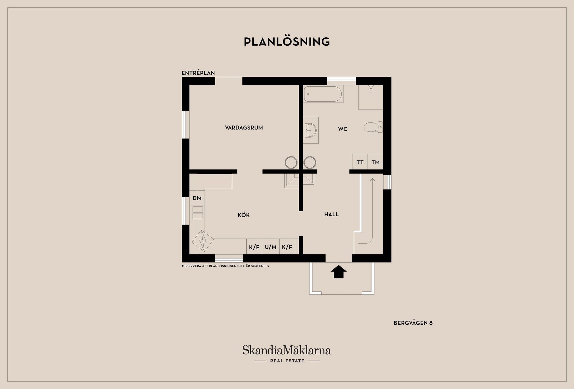 Villa, Bergvägen 8, Motala