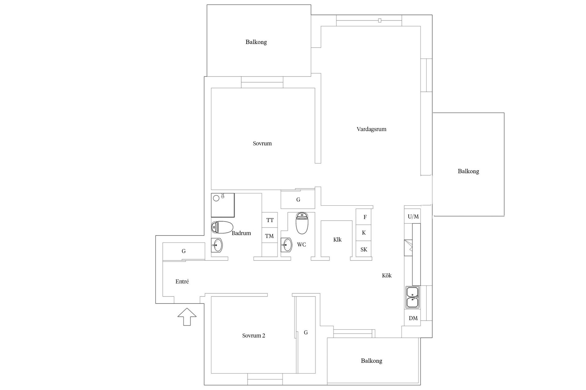 Bostadsrätt, Anna Koskulls gata 1B, Välle Broar, Växjö