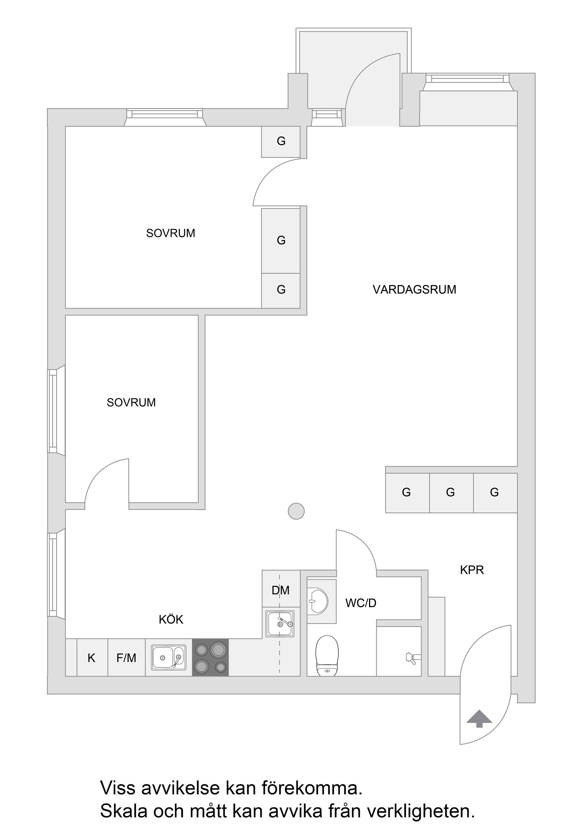 Bostadsrätt, Örnstigen 3, 2,½tr, Näsbypark - Örnstigen, Täby