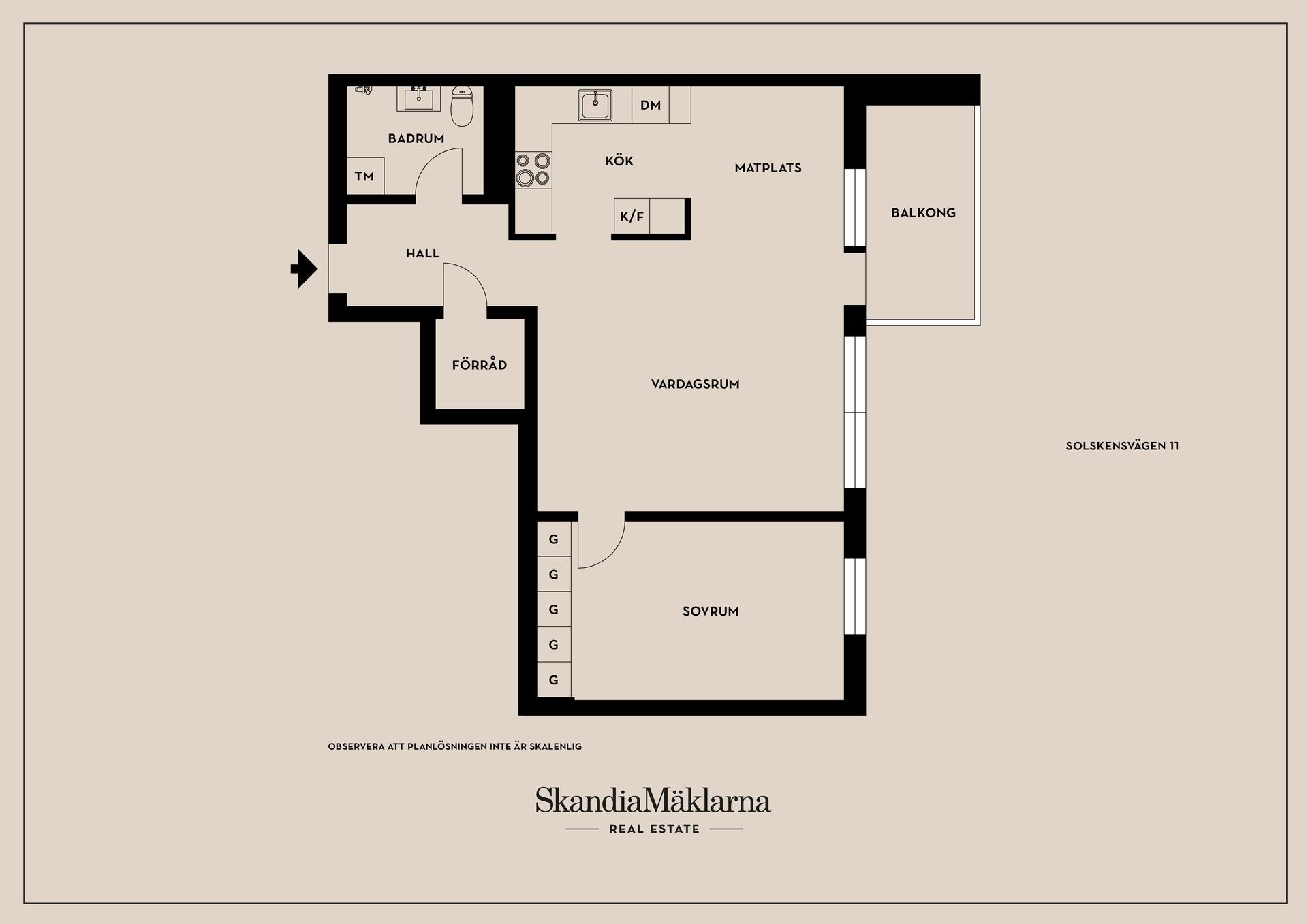 Bostadsrätt, Solskensvägen 11, Tullingeberg Östra, Botkyrka
