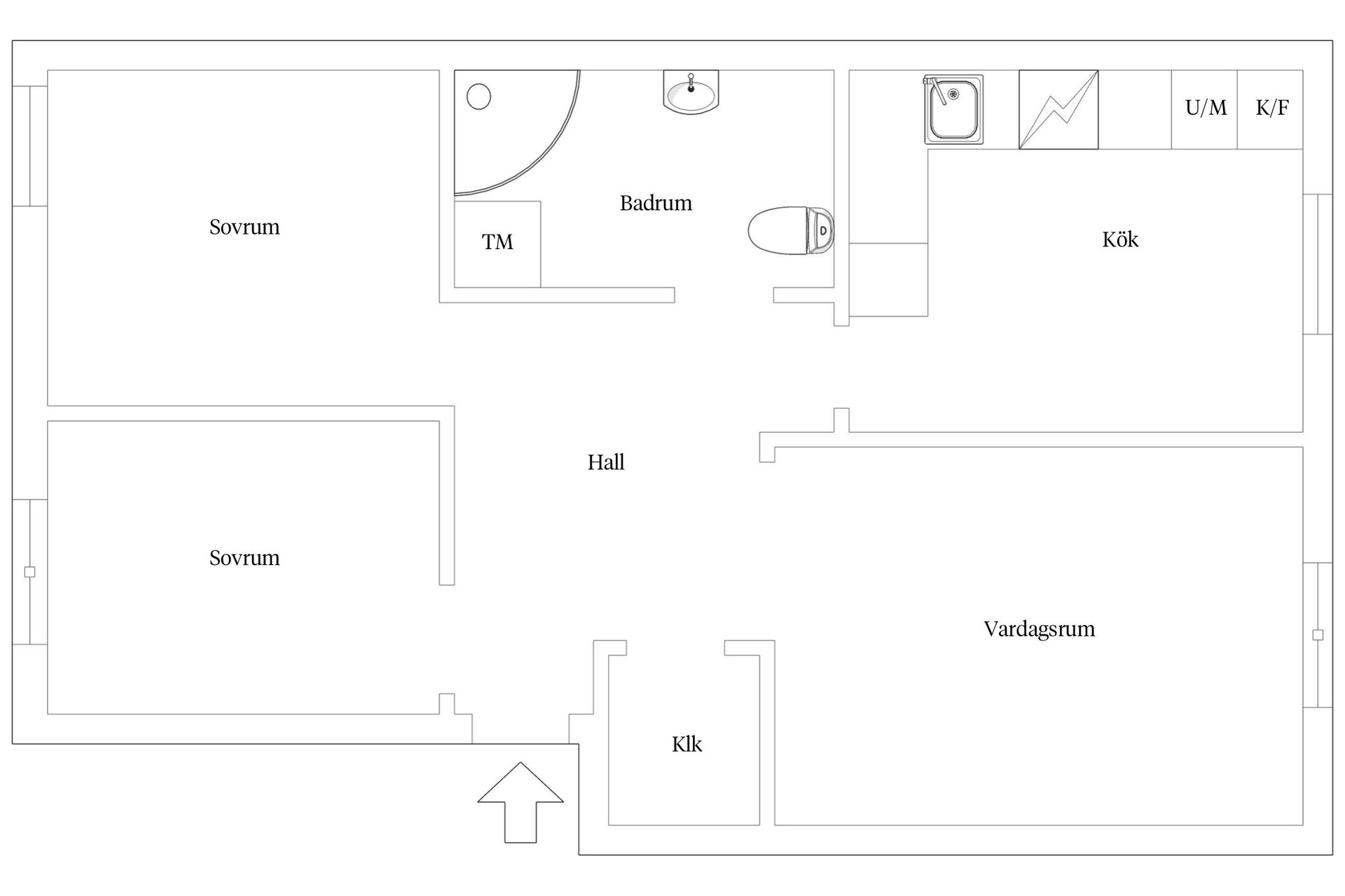 Bostadsrätt, Hagagatan 8C, Haga, Karlstad