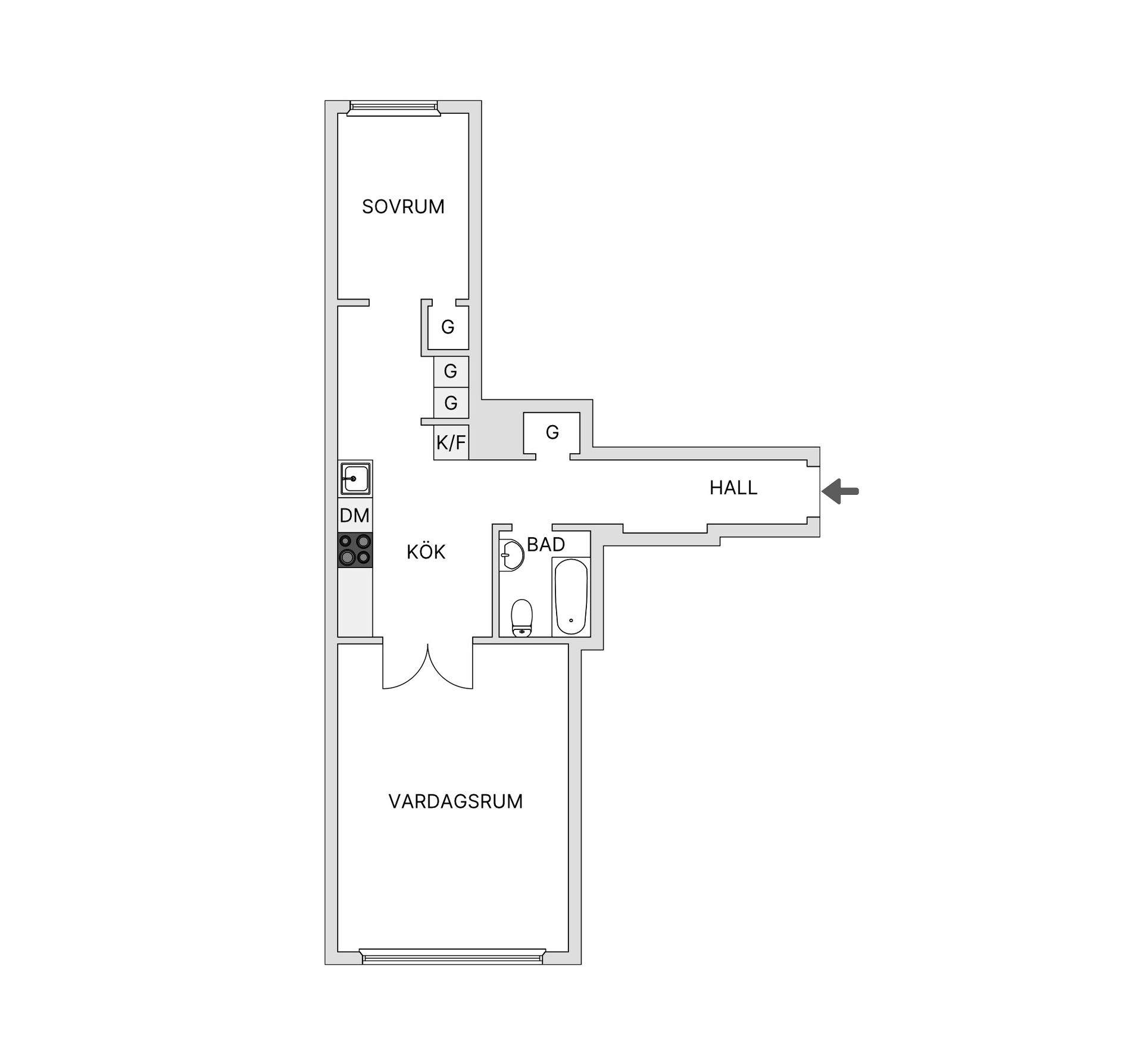 Bostadsrätt, Bondegatan 50, Södermalm - SoFo, Stockholm