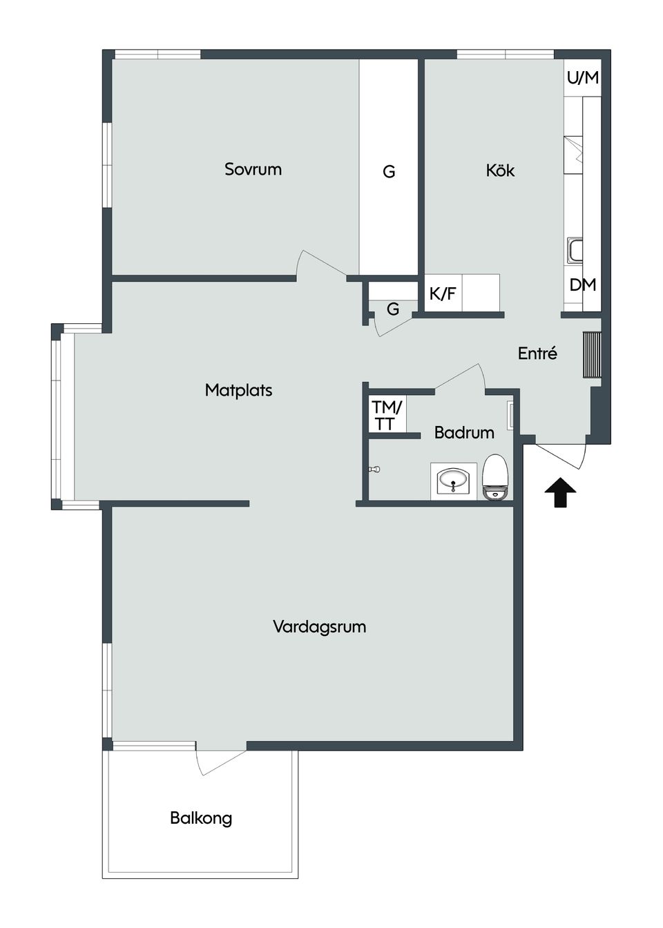 Bostadsrätt, Hovslagaregatan 2, Söder, Kristianstad