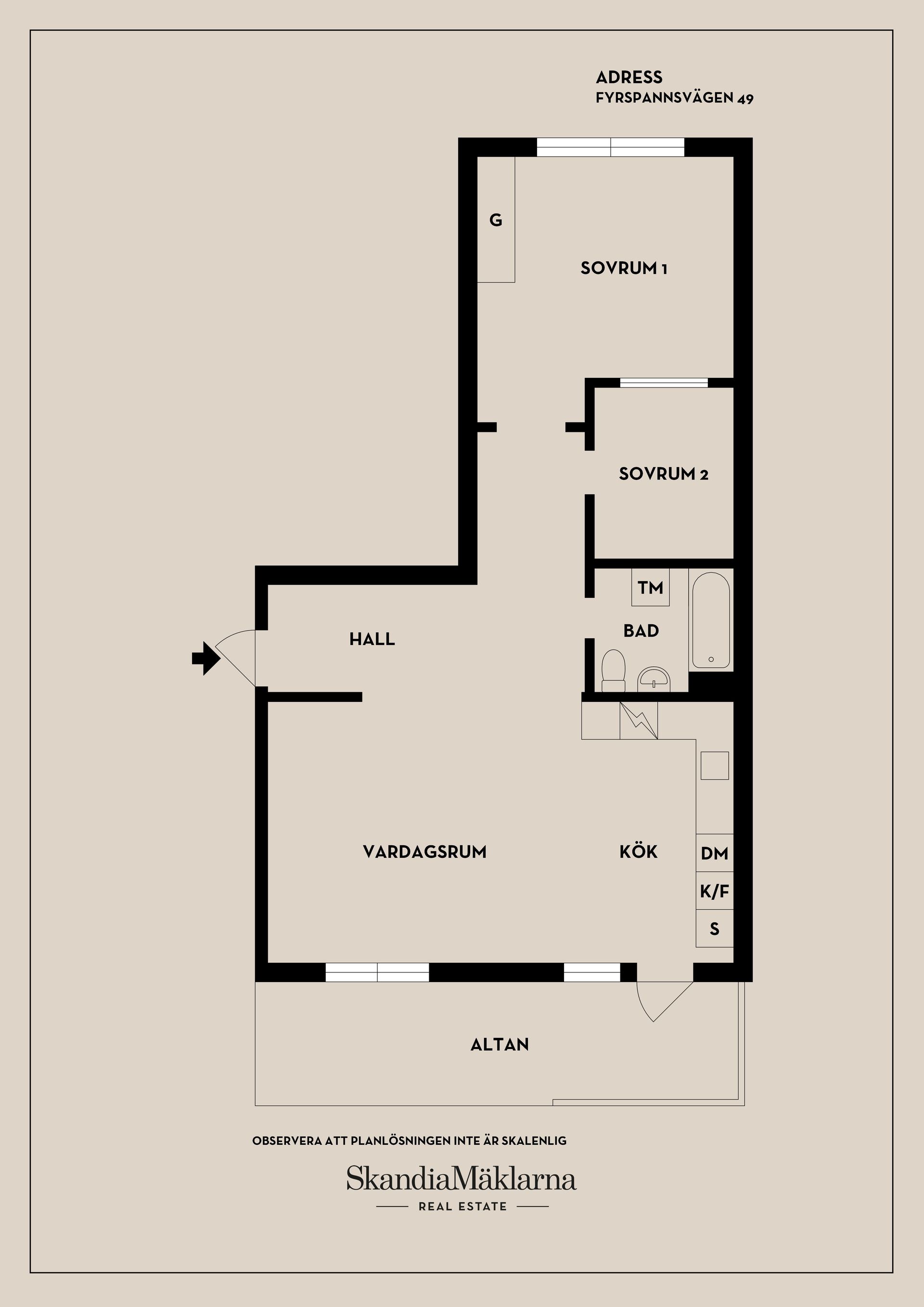Bostadsrätt, Fyrspannsvägen 49, Jarlaberg, Nacka