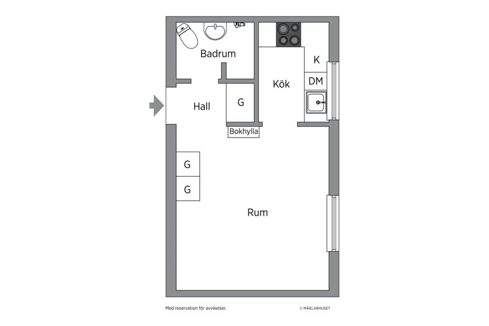 Bostadsrätt, Mössebergsvägen 17, Traneberg, Stockholm