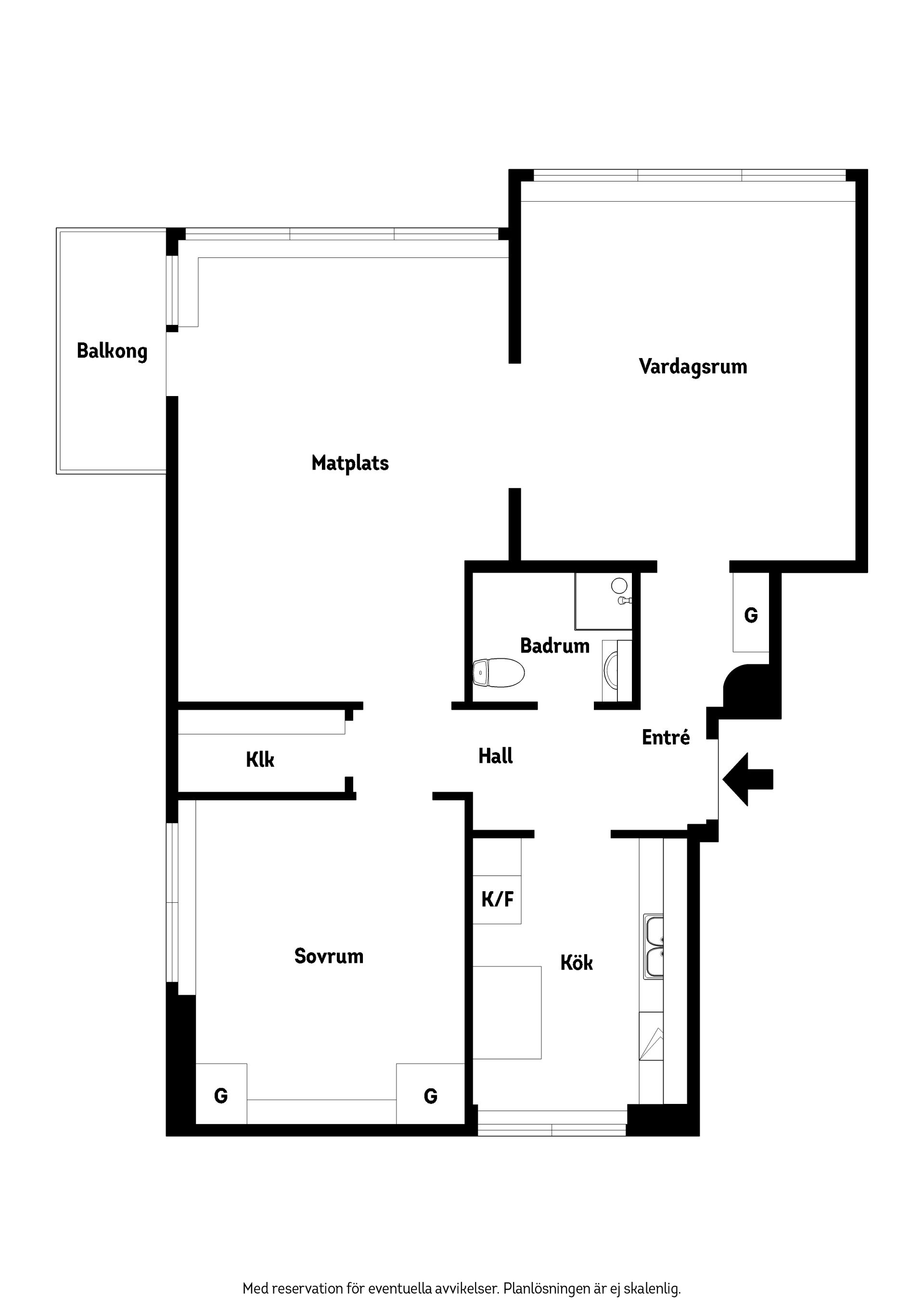 Bostadsrätt, Sadelmakaregatan 4B, Söder, Kristianstad