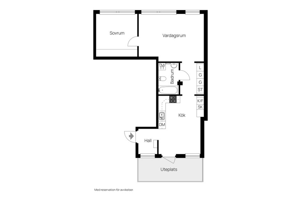 Bostadsrätt, Hamngatan 5 B, Centrala Vaxholm, Vaxholm