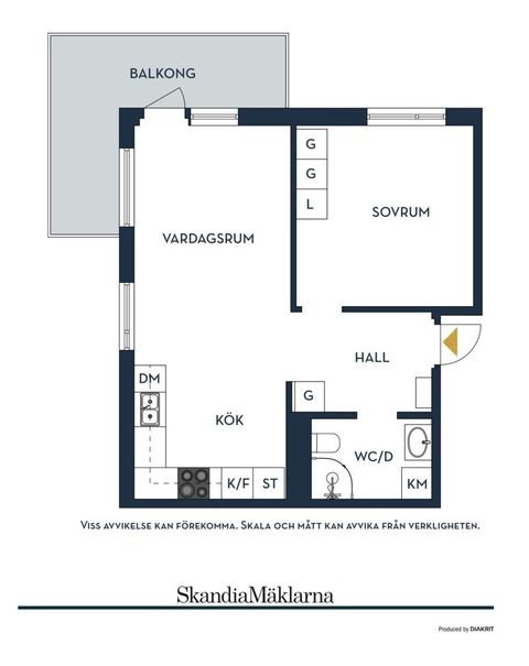 Bostadsrätt, Almbygatan 6, våning 5 av 5, Stockholm