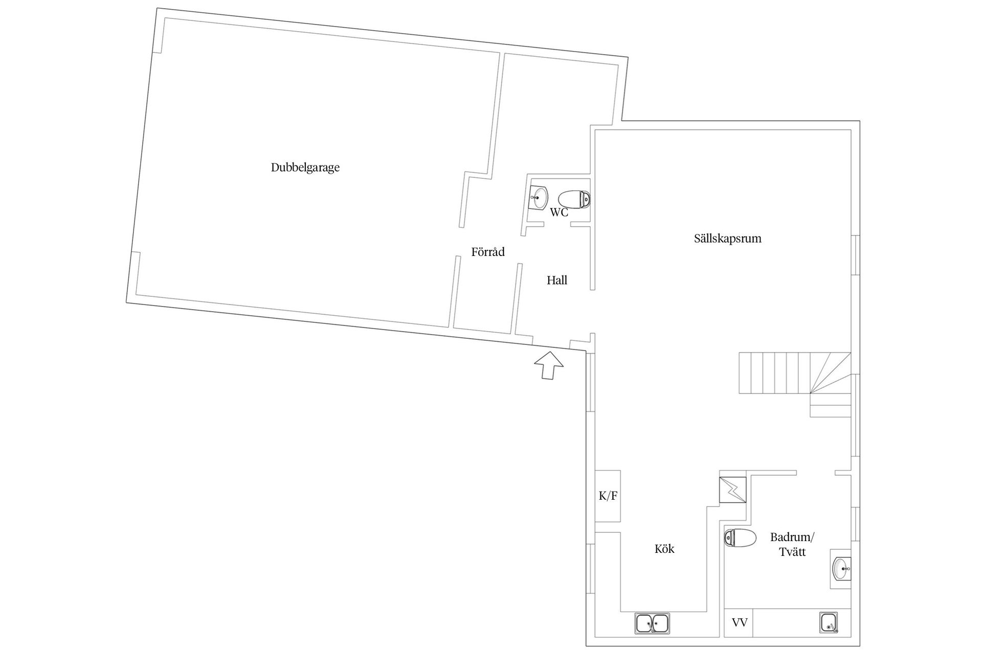 Villa, Radhus, Gärsnäsvägen 96, Tommarp, Simrishamn