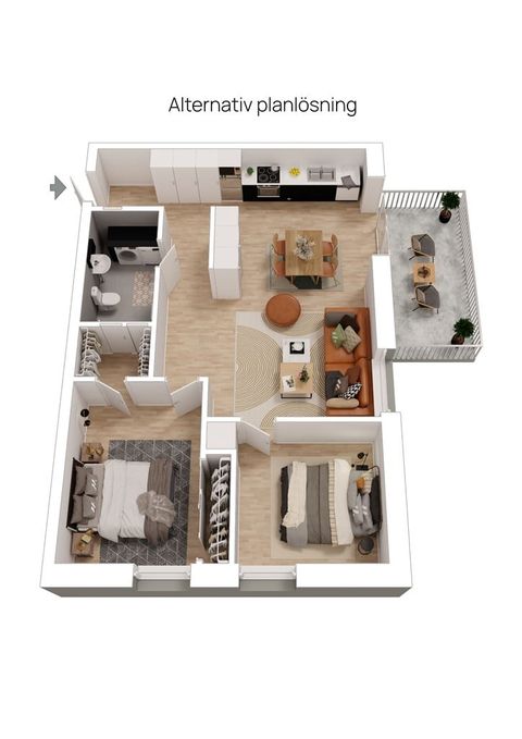 Bostadsrätt, Lunagränd 1, Söndrum - Ranagård, Halmstad