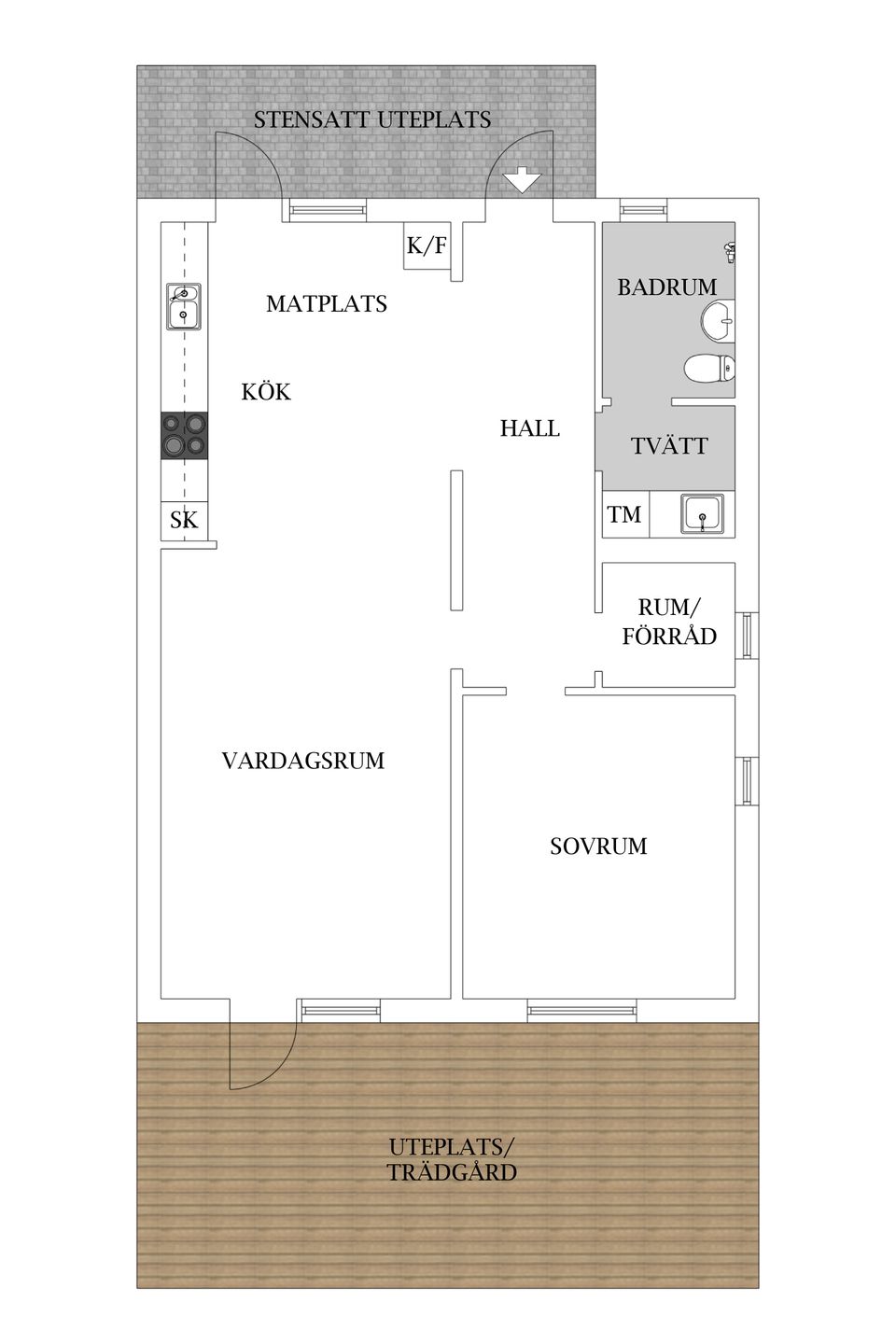 Bostadsrätt, Ormvråksvägen 17F, Falkagård, Falkenberg