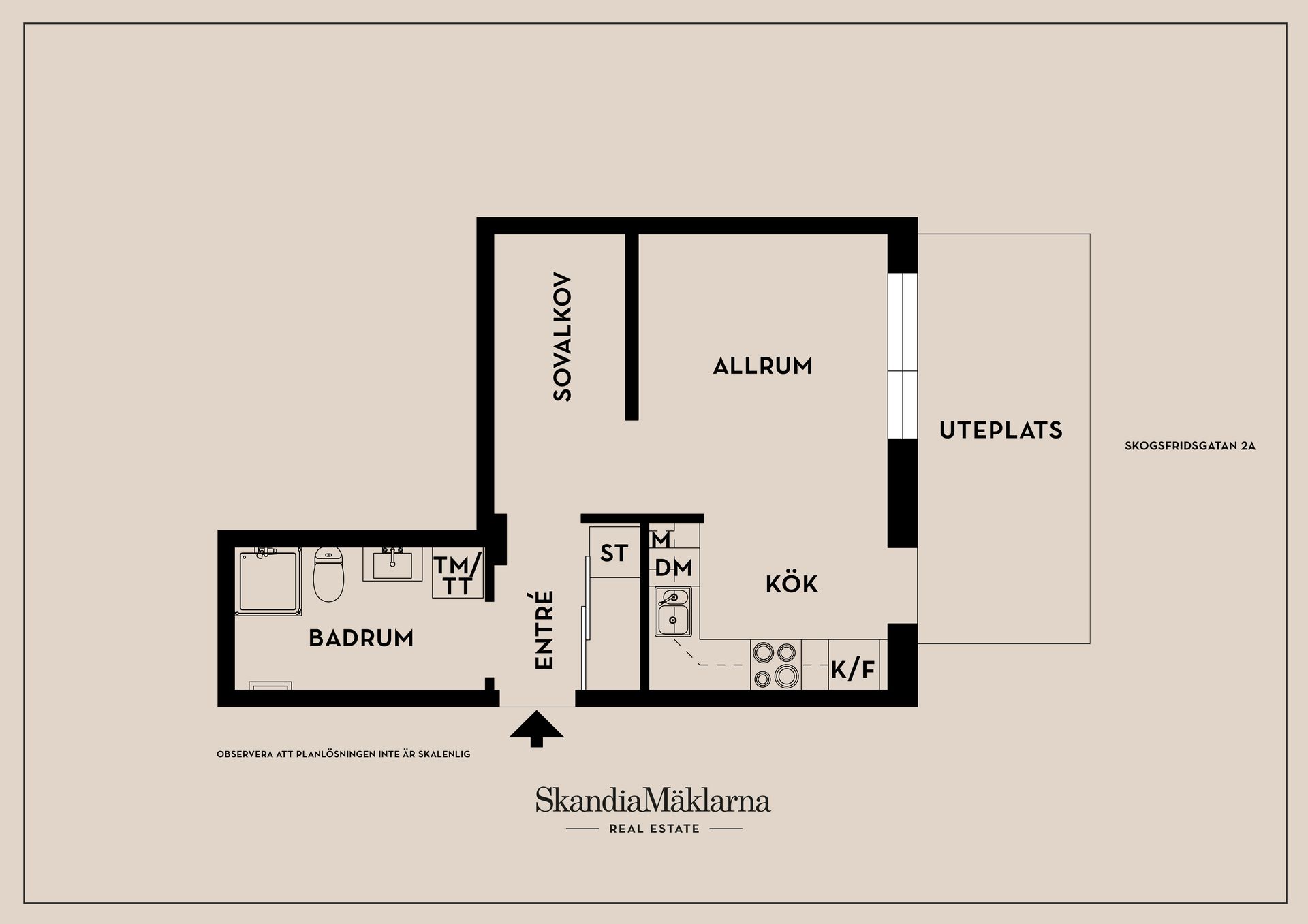 Bostadsrätt, Skogsfridsgatan 2A, Valla, Linköping