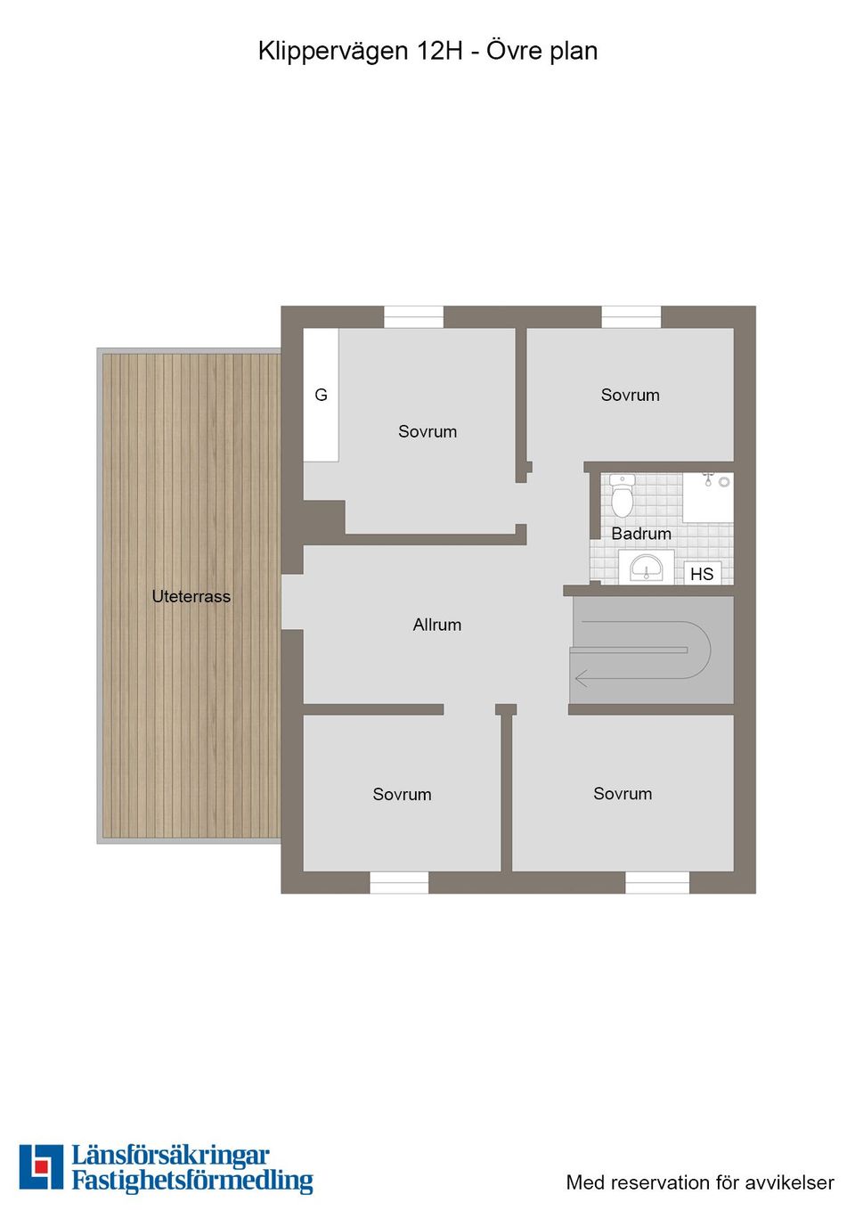 Bostadsrätt, Radhus, Klippervägen 12H, Bredsand, Enköping