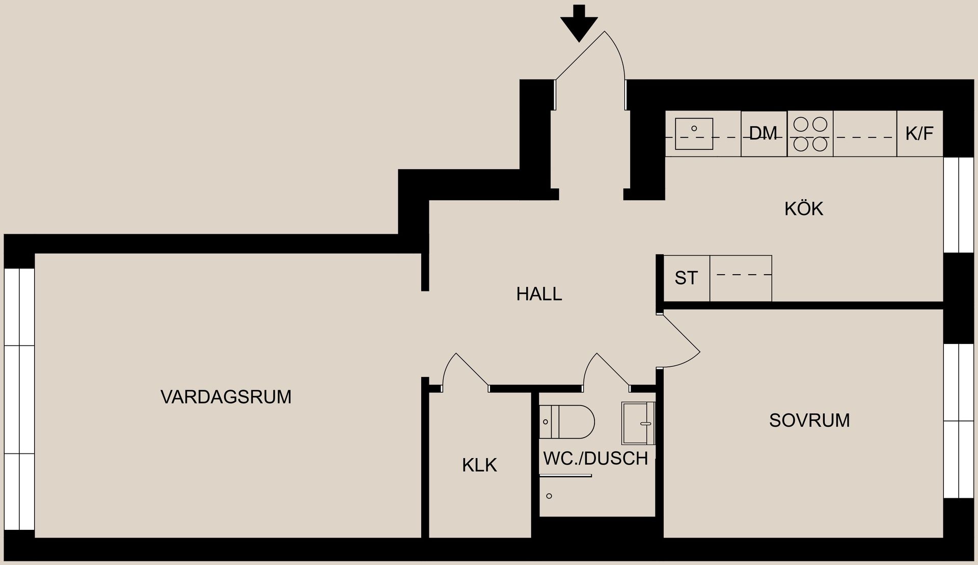 Bostadsrätt, Trozelligatan 26, Söder, Norrköping