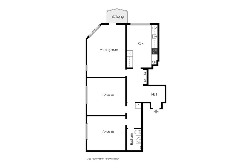 Bostadsrätt, Köpmansgatan 2b, Seved, Malmö