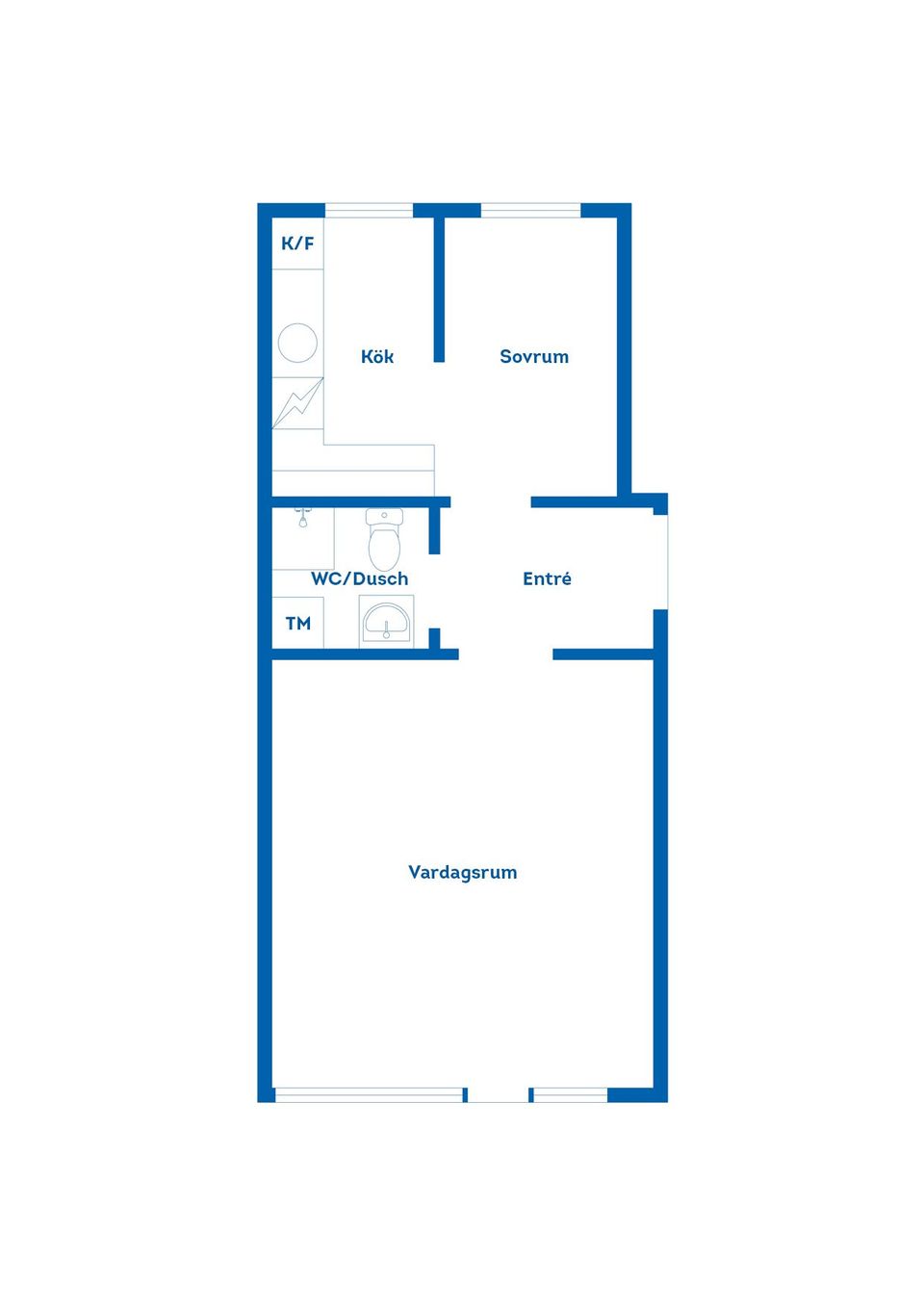 Bostadsrätt, Baggargatan 12 B, Söderhamn - centrum, Söderhamn