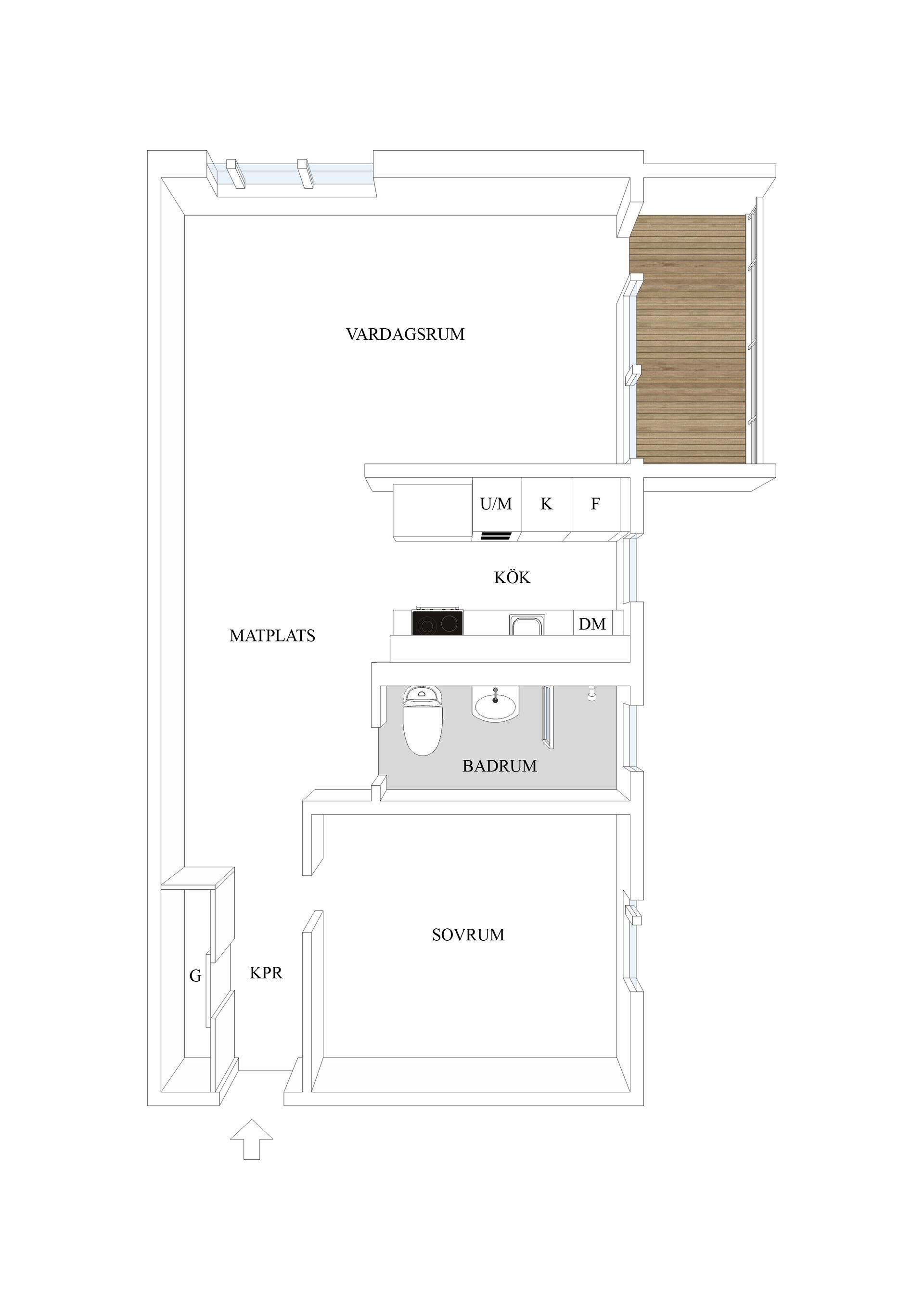 Bostadsrätt, Stallgatan 10B, Centrala Väsby, Upplands Väsby