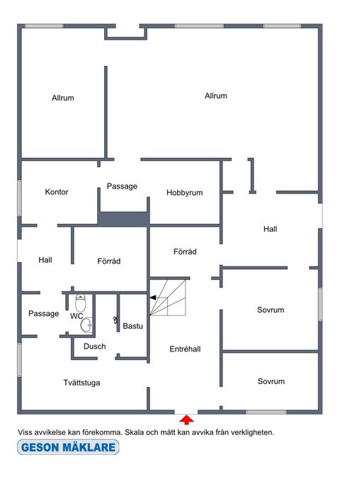 Villa, Angleterre 2, Brottby, Vallentuna
