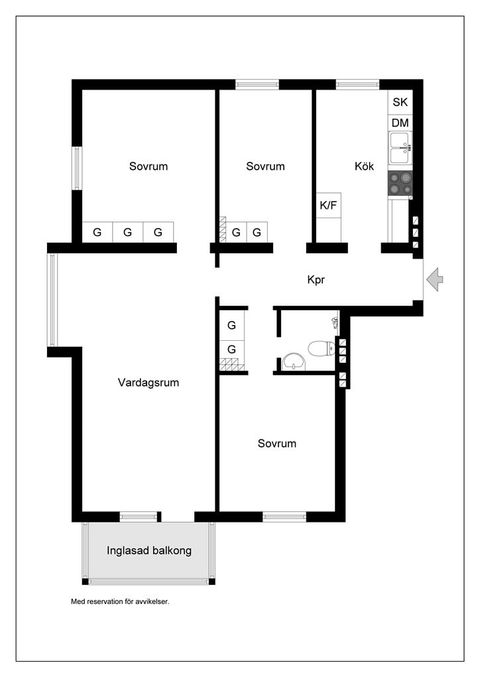Bostadsrätt, Solvändan 4A, Haga, Umeå