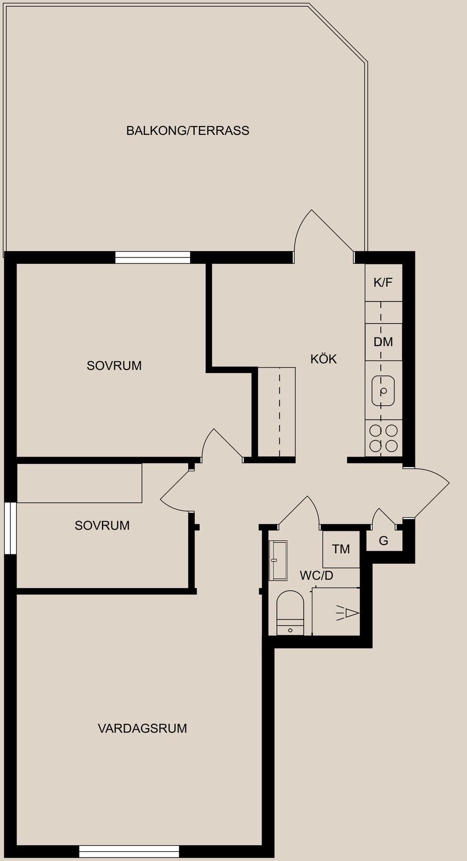 Bostadsrätt, Albrektsvägen 95, Centralt, Söder, Norrköping