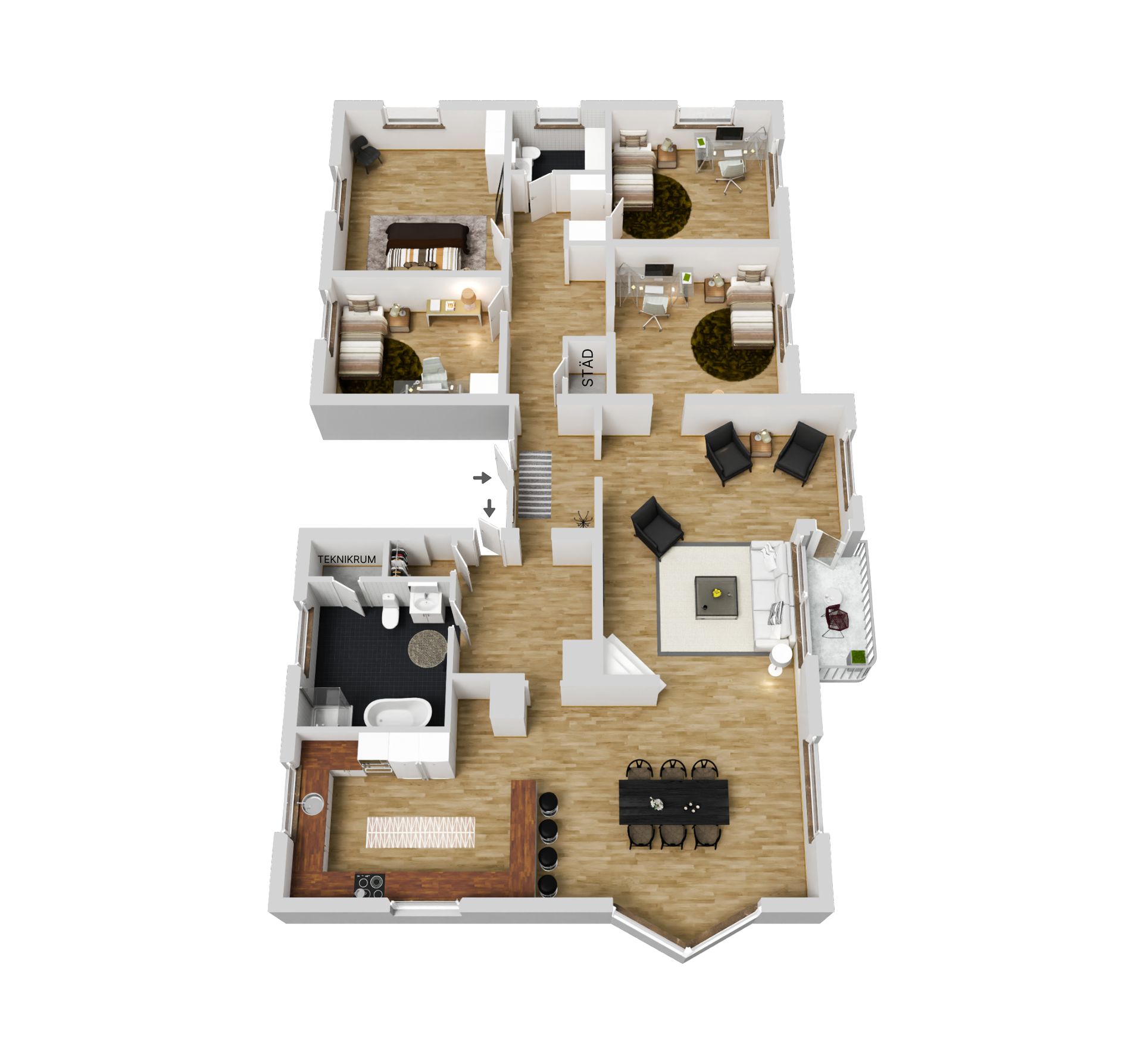 Bostadsrätt, Lasarettsgatan 58, Centrala Gällivare, Gällivare