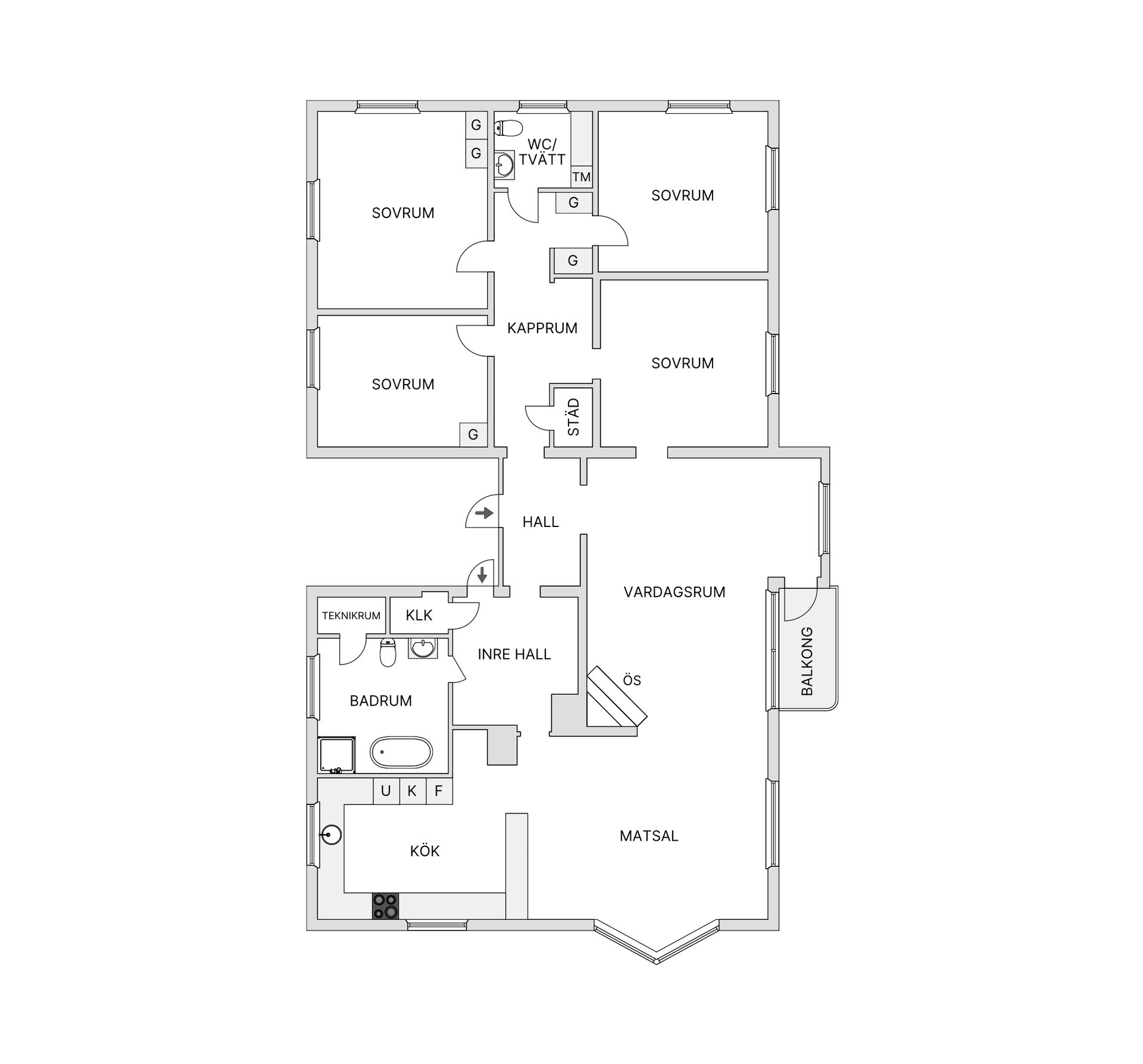 Bostadsrätt, Lasarettsgatan 58, Centrala Gällivare, Gällivare