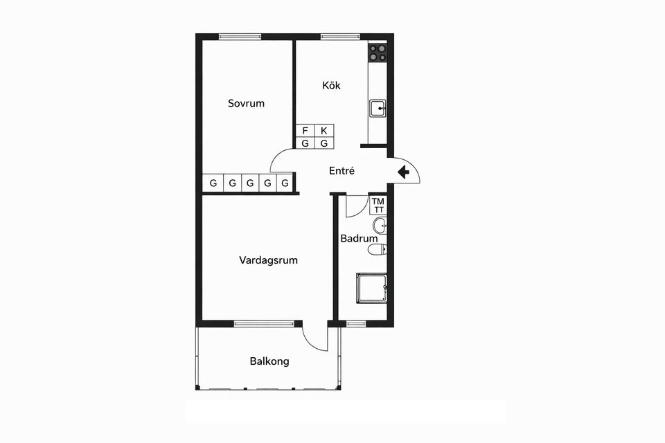 Bostadsrätt, Hampvägen 4 Lgh 1402, Hallunda, Botkyrka