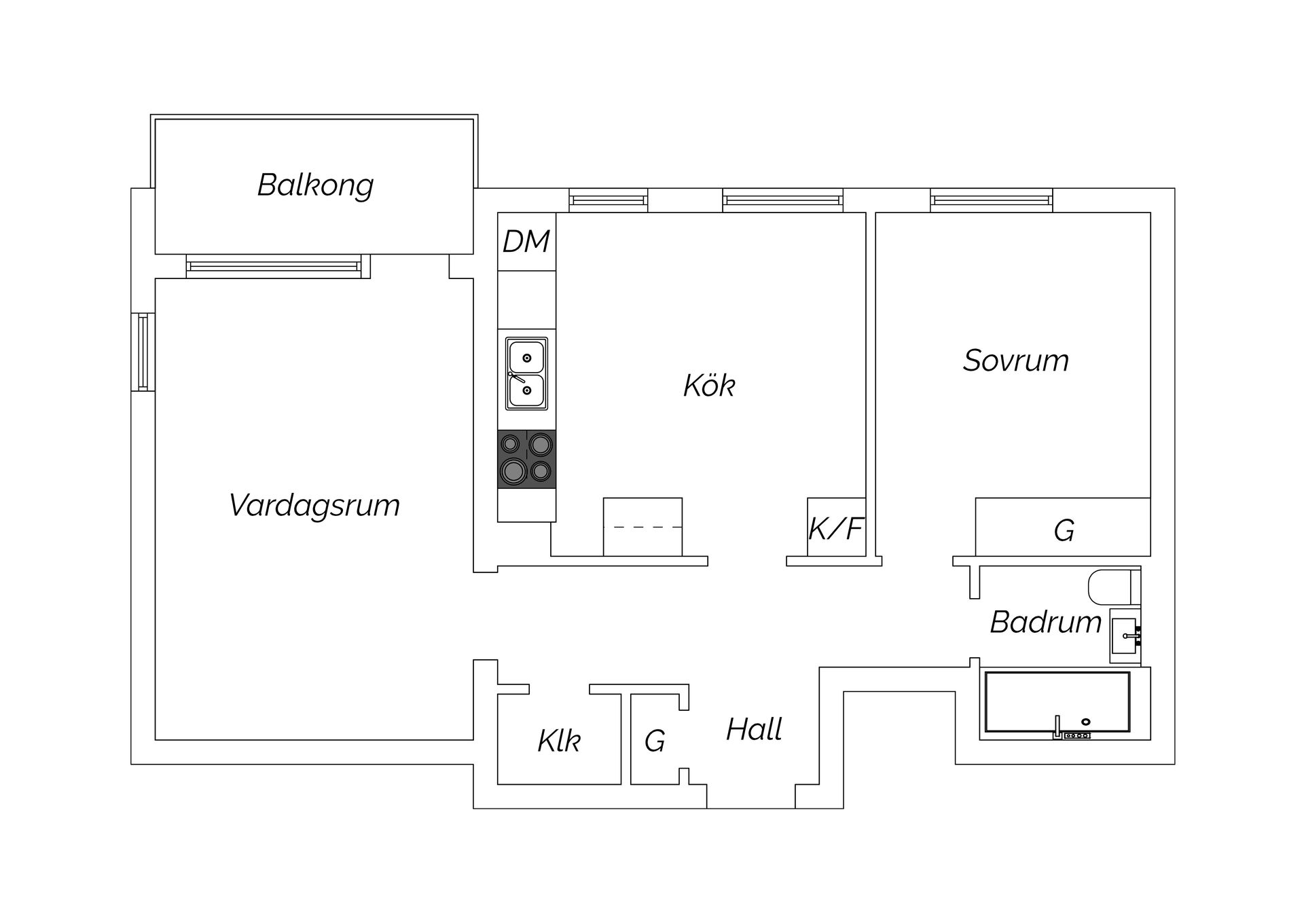 Bostadsrätt, Köpenhamnsvägen 46A, Erikslust, Malmö