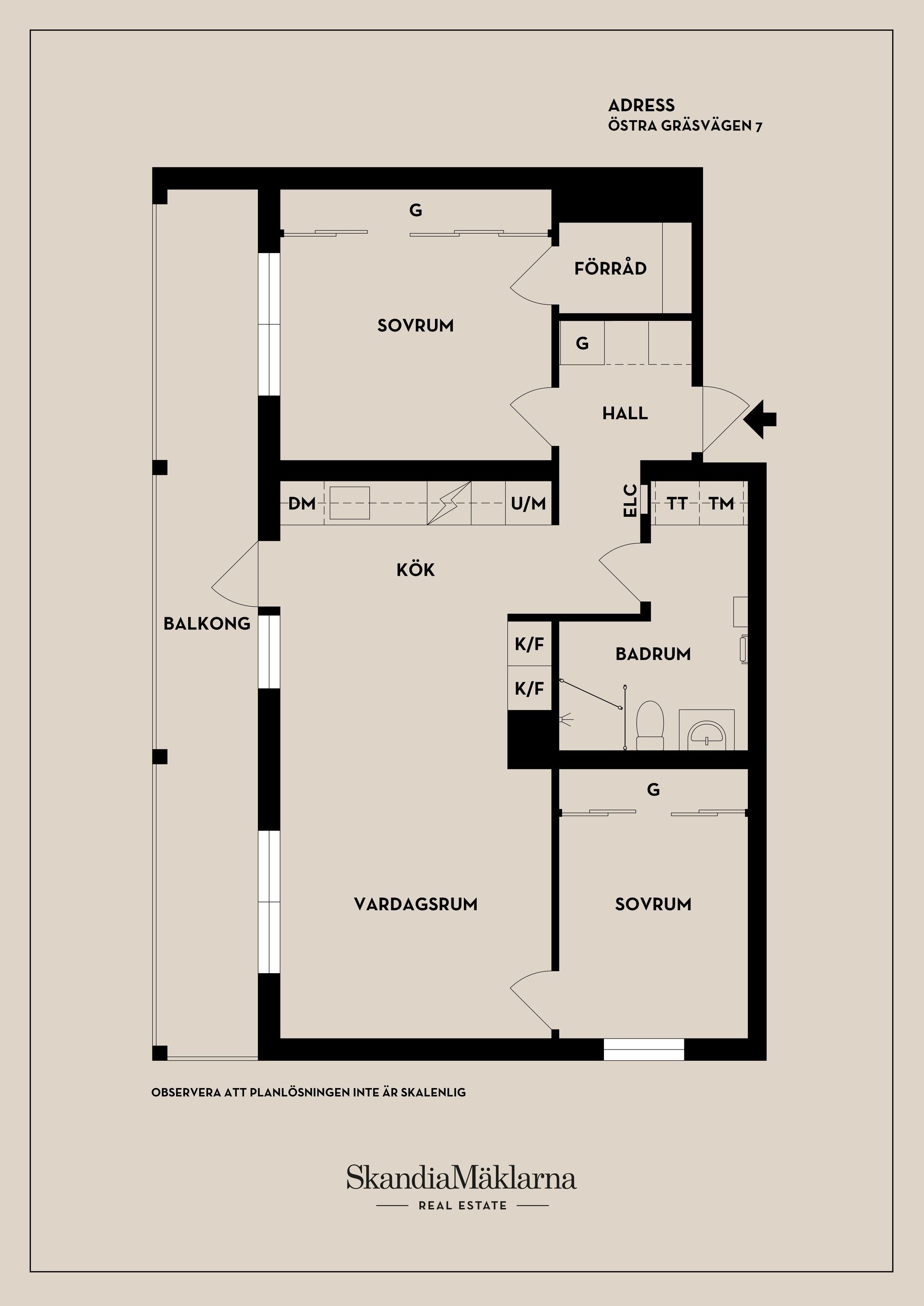 Bostadsrätt, Östra gräsvägen 7, Ektorp, Nacka, Nacka