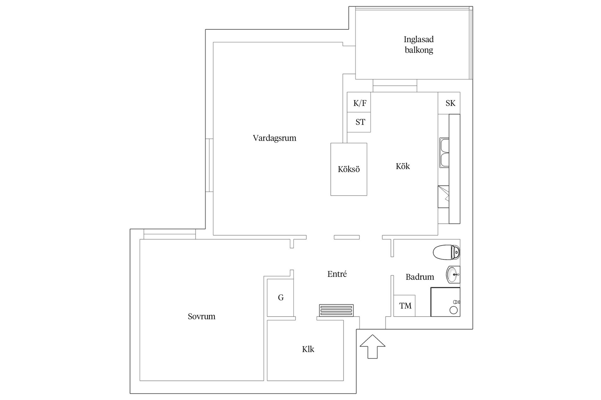 Bostadsrätt, Guldbrandsgatan 8, Trandared, Borås