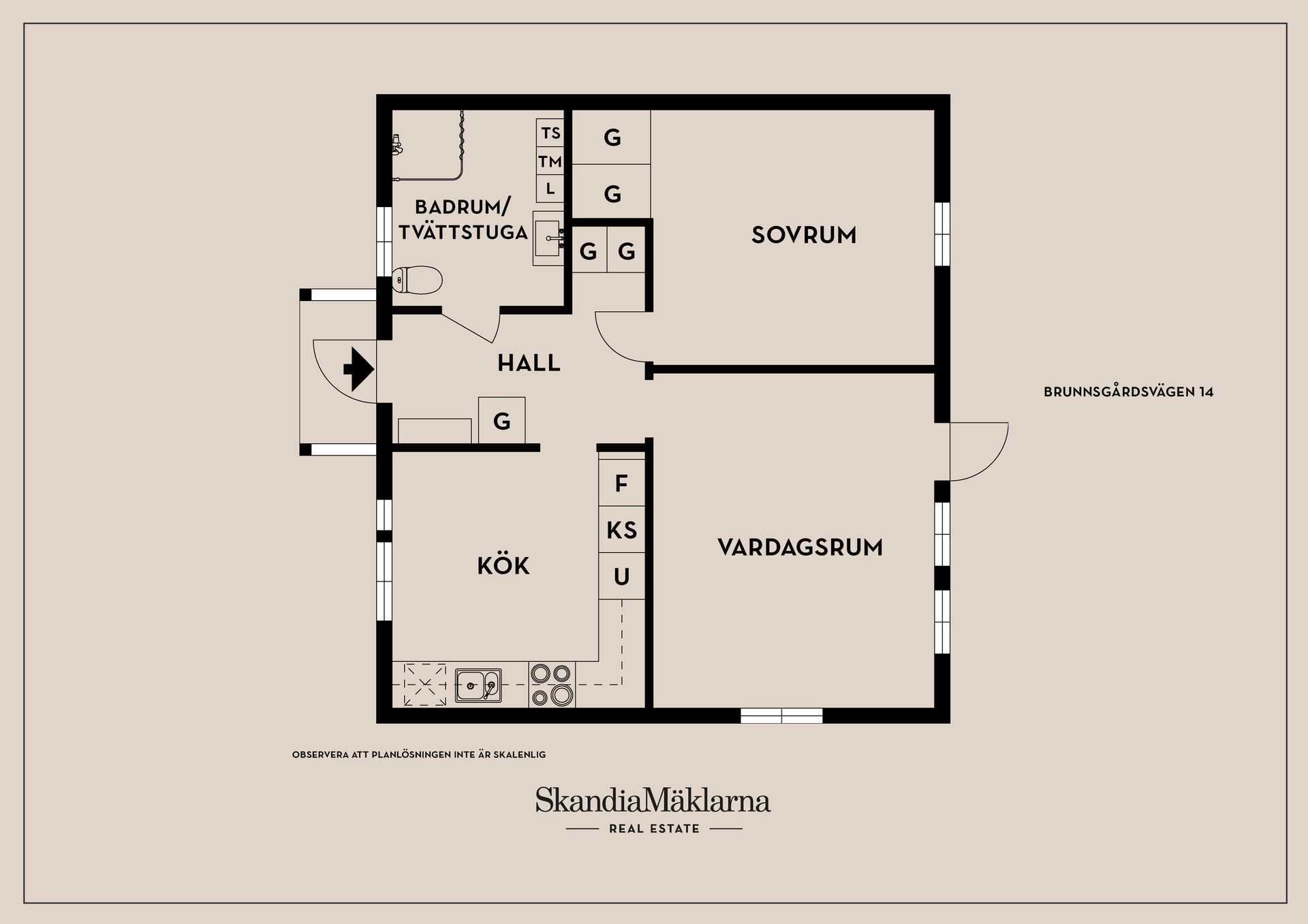 Bostadsrätt, Brunnsgårdsvägen 14, Askeby, Linköping