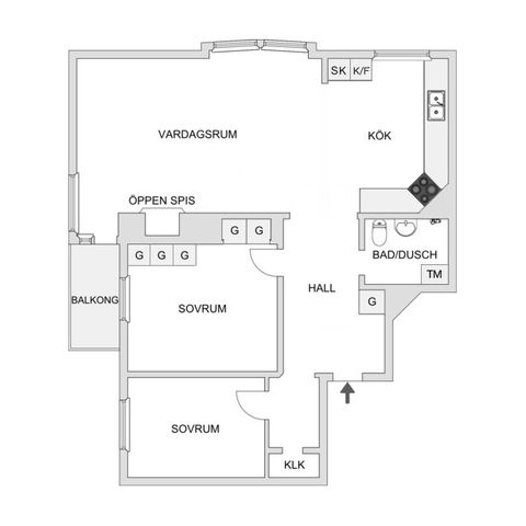 Bostadsrätt, Vindelgatan 26, Byttorp, Borås