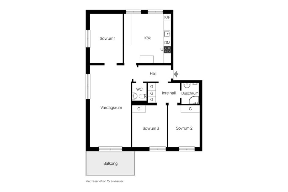Bostadsrätt, S:t Olofsgatan 13, Söder, Norrköping