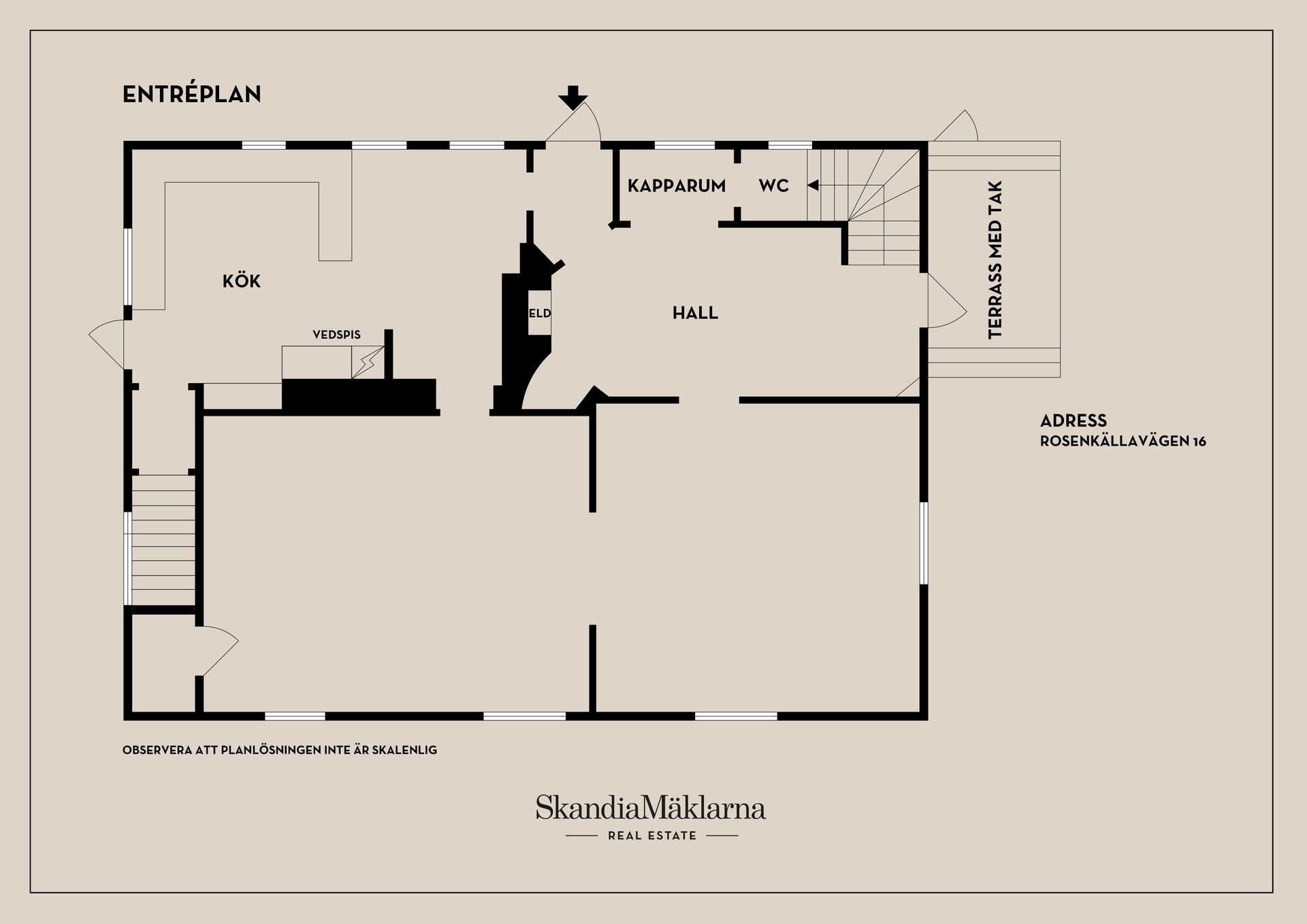 Villa, Rosenkällavägen 16, Östra Villastaden, Nyköping