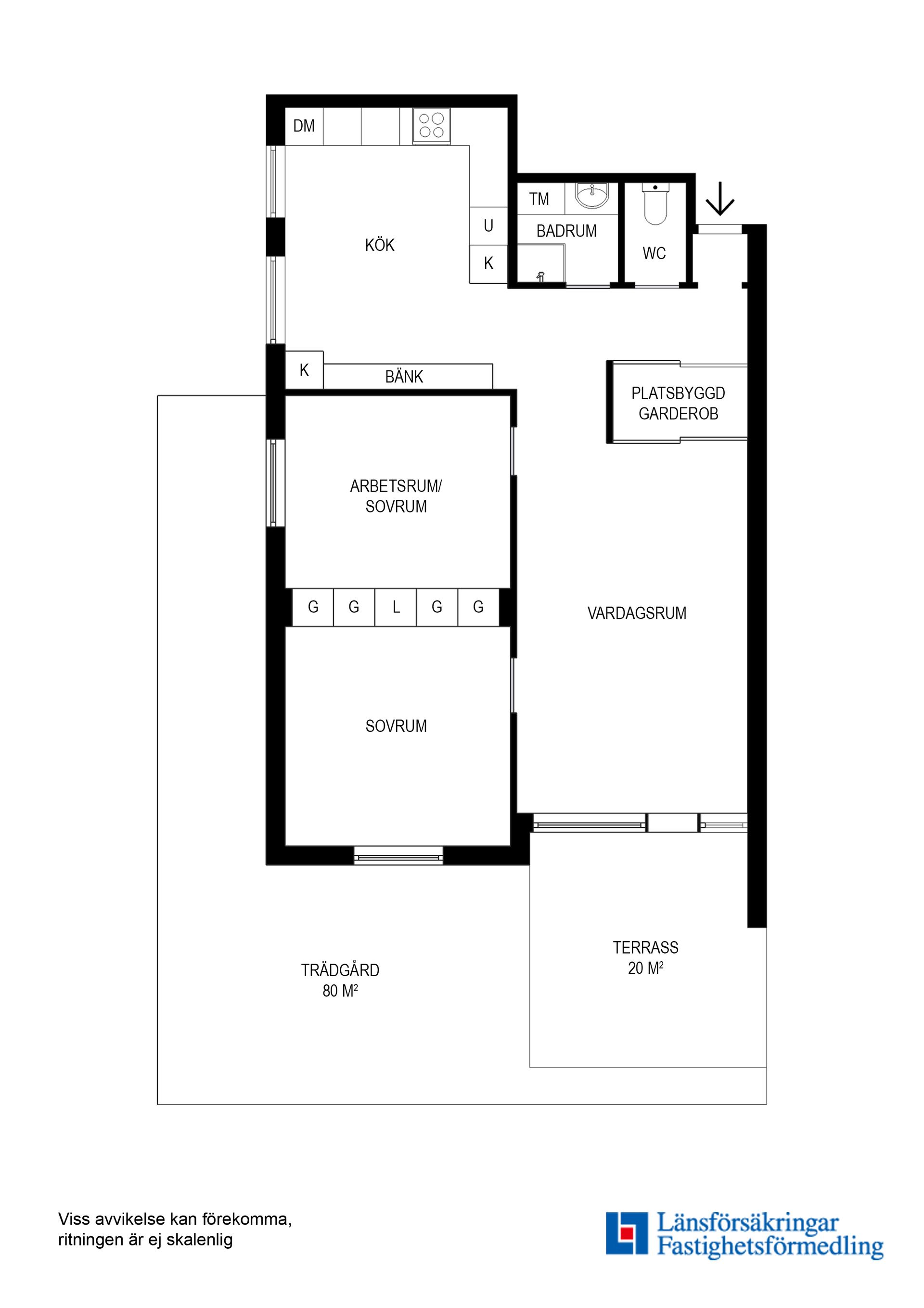 Bostadsrätt, Lundagatan 9 - Unik uteplats!, Västra Skogen, Solna