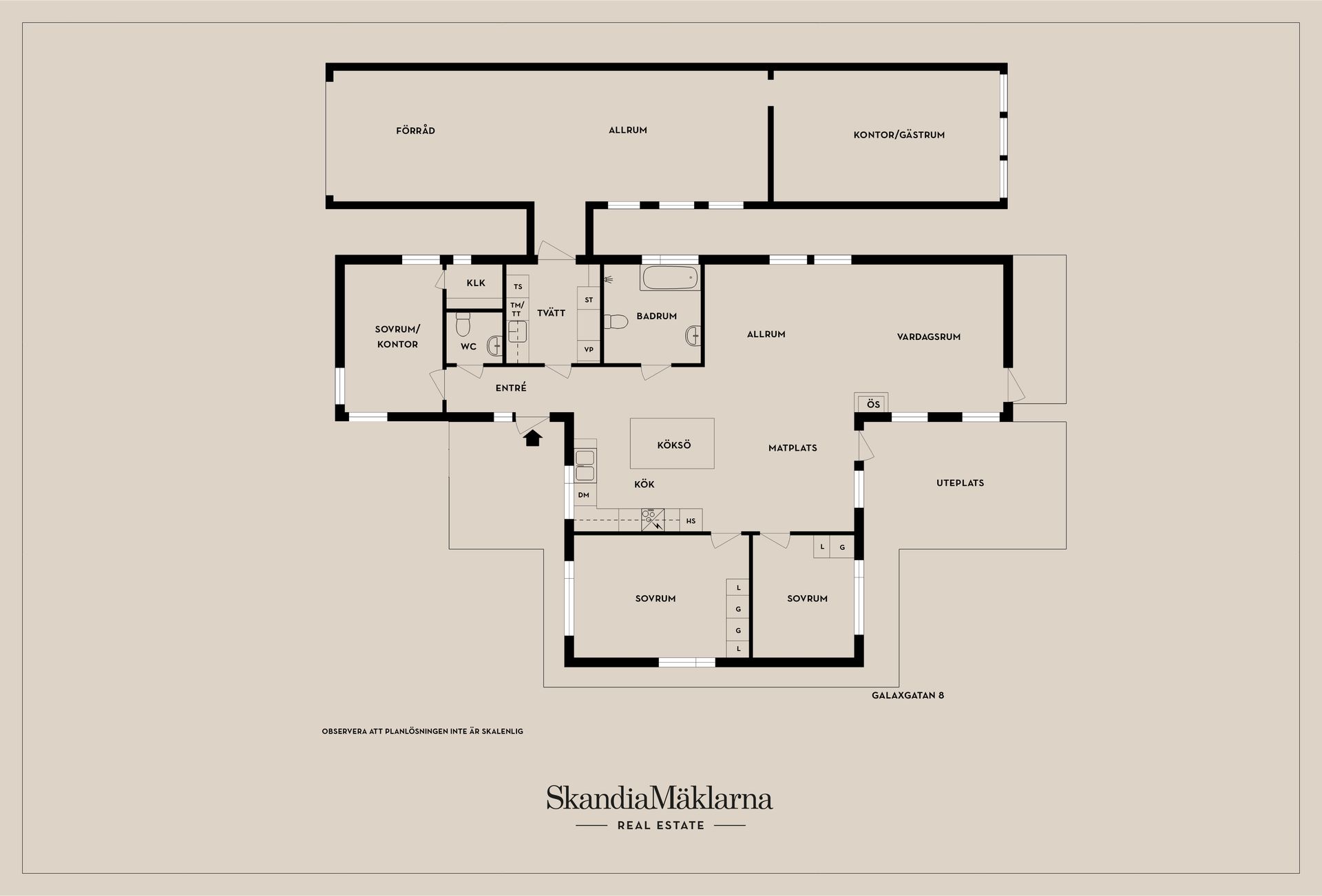 Villa, Galaxgatan 8, Kristineberg, Malmö