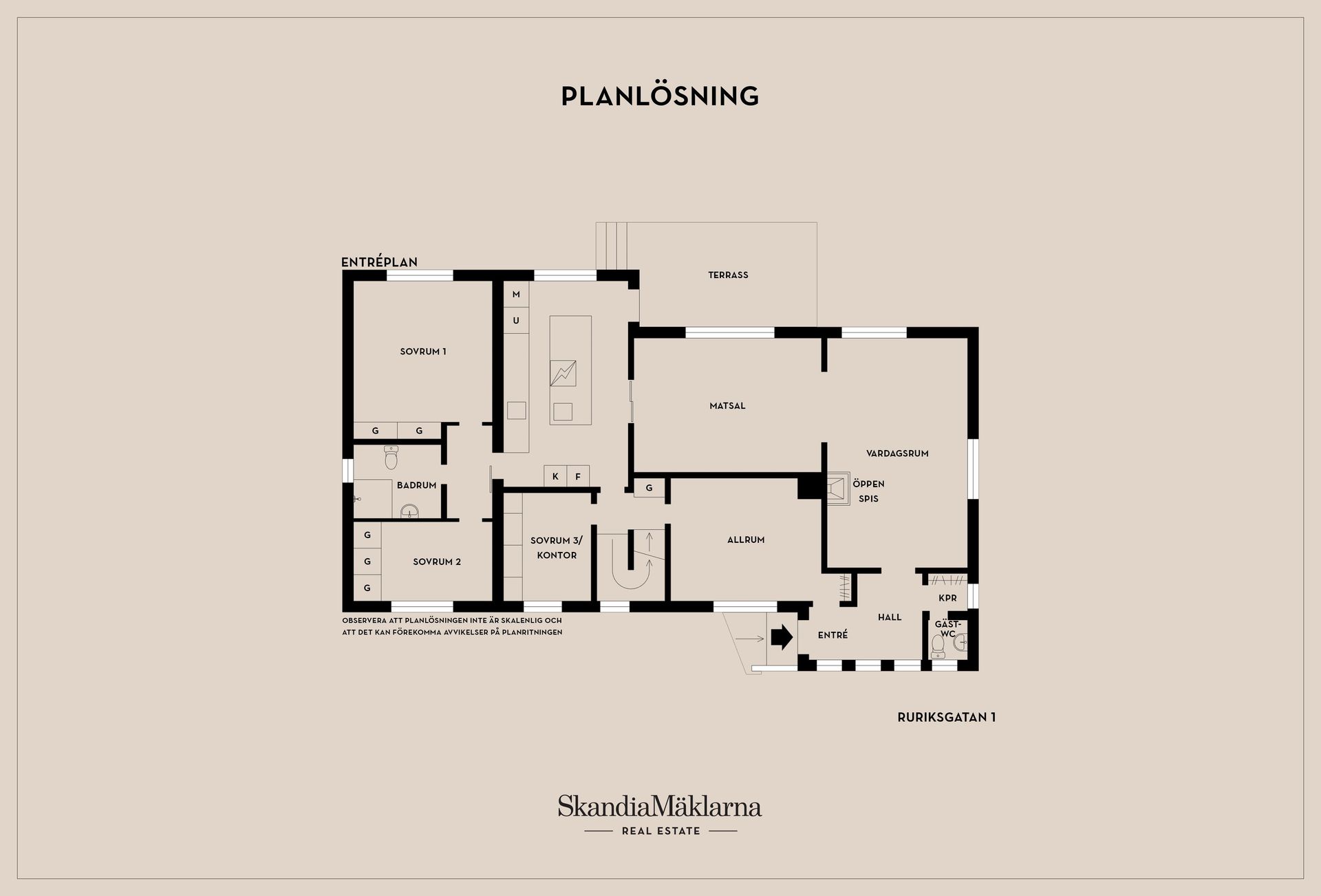 Villa, Ruriksgatan 1, Bellevue Västervång, Malmö