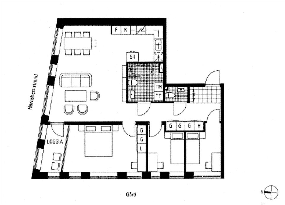 Bostadsrätt, Nordenflychtsvägen 76, Hornsbergs Strand, Stockholm