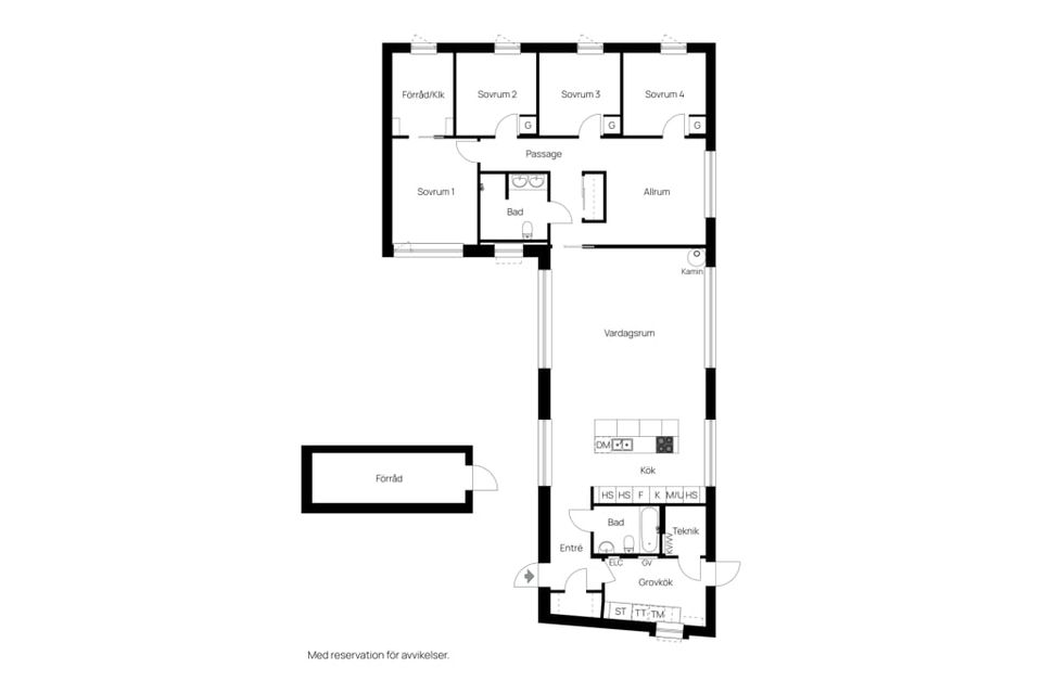 Villa, Styrbordsgatan 4, Norra Borstahusen, Landskrona
